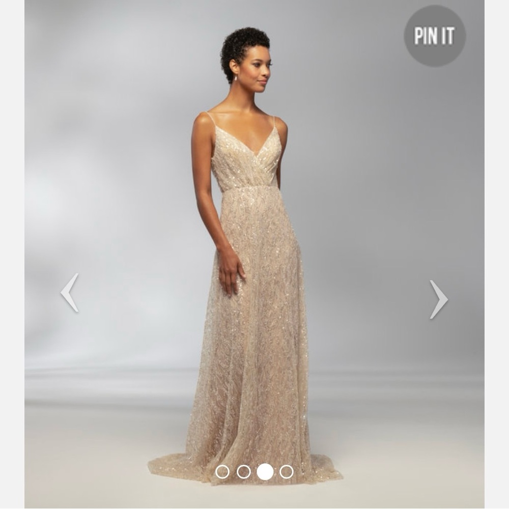 Tara Keely Ivory, Beaded, Floor Length, A-Line Bridal Gown